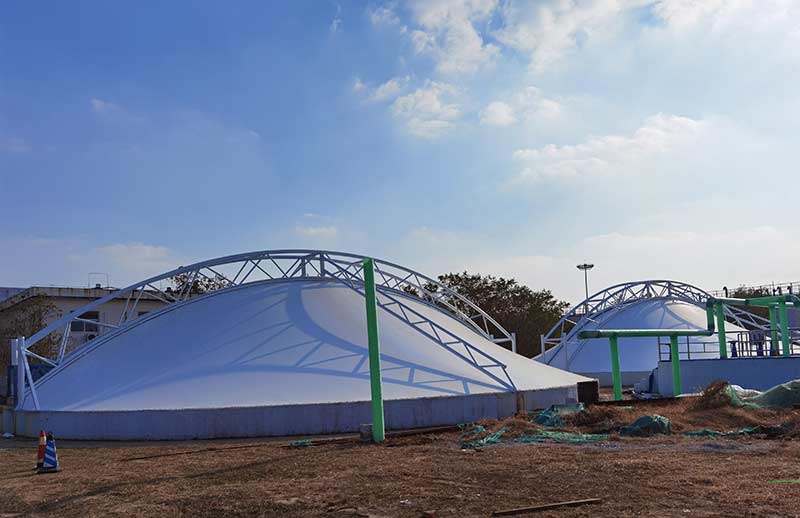 沈阳振兴环保公司污水池加盖张拉膜-(1) 沈阳振兴环保公司污水池加盖张拉膜-(1)