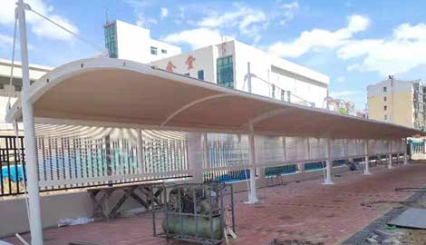 膜结构停车棚 膜结构停车棚